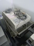 * Hewlett Packard Pagewriter XLE ECG with Cables and Trolley