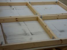 *4 Sections of Floor Leveling Staging Constructed from 4x2 Softwood Timber with Adjustable Feet