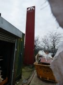 *Approximately 30ft High Steel Vertical Sign Post