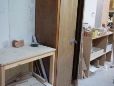 *2 Work Benches and Storage Cupboard