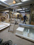 *Pair of Aluminium Titan 8 Tread Aluminum Steps