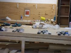 *Joiners Workbench, Side Table and Storage Cupboard
