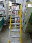 *Pair of Electricians Fiberglass and Aluminium 7 Tread Steps