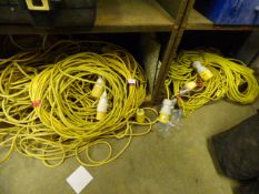 *Assorted 110v Extension Leads