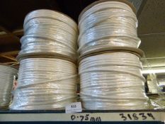 *4 x 100m .75mm 3183Y White Flex