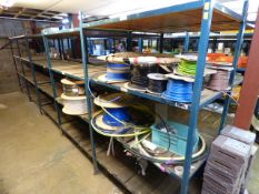 *5 Free Standing Steel and Timber Shelving Units