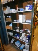 *Set of Steel Pigeon Holes containing Assorted Time Clocks - PIR Senors etc