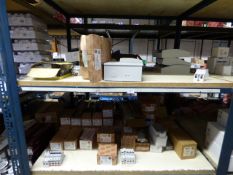 *2 Shelves of Assorted Wylex - RCB's - Consumer Units etc