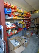 *4 Bin Racks complete with Plastic Storage Boxes containing Crabtree - Klockner - Moeller