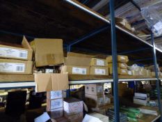 *3 Shelves containing Galvanised 20 & 25mm Conduit Fittings