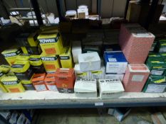 *Shelf containing Assorted Twin and Earth and other Cable Clips - Various Sizes