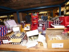 *Quantity of Brass and Ceramic Lamp Holders - Terminal Connectors - Light Pulls etc