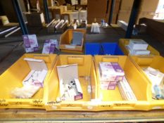 *7 Linbins containing Fluorescent Tubes Starters