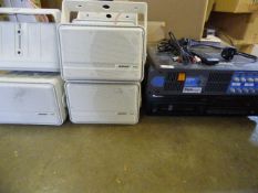 *Public Address System comprising of 7 Bows - 3 2SE Speakers - Cloud 4650 Amplifier and Pioneer