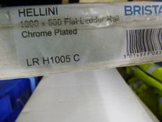 *3 Hellini Chrome Towel Heaters 1000 x 500