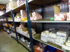 *Contents of 3 Bays of Shelving to include Univolt - Mita - Gilflex and other Round 20 & 25mm