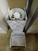 *4 Manrose 150mm Inline Shower Fans Type ID150 & 1 Automatic Extractor Fan