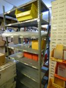 *1 Bay of Grey Adjustable Dexion Style Shelving