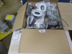 *Box of Low Voltage Downlighters and Chrome Heated Towel Rail