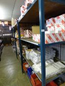 *5 Free Standing 4 Tier Steel and Timber Shelving Units