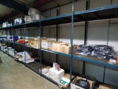 *10 Bays of Steel Bolt Together 3 Tier Shelving