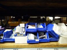 *Contents of Shelf which include Cat 5 & Telephone Master and Slave Sockets - Outlets - Aerial