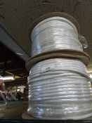 *2 x 100m 3183Y 1mm 3 Core White Flex