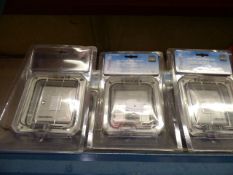 *6 Greenbrook IP66 Weatherproof Single Gang Switches