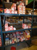 *3 Shelves containing MK Metal Clad & Metal Clad Plus Range Sockets - Switches - Outlets etc