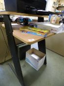 *Beech and Black Printer Stand