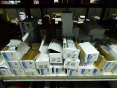*Shelf containing Europa MCB's - RCB's - Mains Switches etc