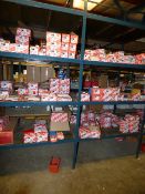 *6 Shelves containing MK Logic Plus Range - Sockets - Switches - etc