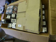 *Box of Light Bulbs and 2 Boxes of 110v Light Bulbs and Worklamp Safety Guards