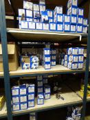 *4 Shelves containing Click Fire Rated and Acoustic Rated Downlights