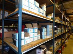 *9 Free Standing Sections of Steel and Timber 6 Tier Shelving