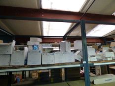 *2 Shelves containing Aurora and other Low Voltage Light Fittings