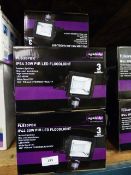 *5 IP44 30 Watt PIR LED Flood Lamps