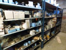 *Contents of 3 Bays of Shelving includes Various MTE Crompton - ABB & Other Switch and Control