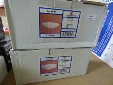 *First Light Ceramic Low Energy Wall Lamp