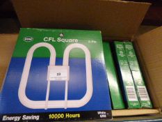 *8 CFL Square 2 Pin 28w Lamps