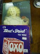 2 Reproduction Enamel Signs