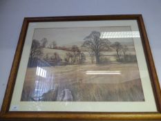 Framed Print of a Rural Scene