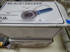 *2 Black & Decker 10.8V Dust Busters