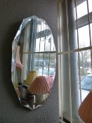 Art Deco Bevelled Glass Mirror