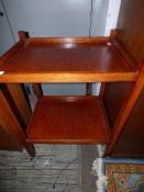 Oak 2 Tier Dinner Trolley