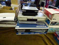 Assorted Electrical items including DVD Players - Panasonic DVD Recorder - Sky Boxes etc
