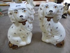 Pair of Reproduction Staffordshire Style Dogs