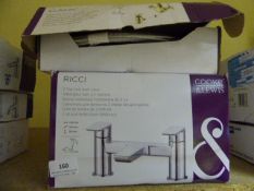 *Cooke and Lewis 2 Hole Bath Mixer and Gold Swan Neck Tap