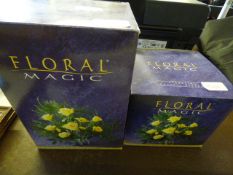 2 Floral Magic Sparkling Crystal Displays