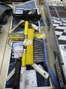 *Assorted Window Squeegees, Paint Rollers etc